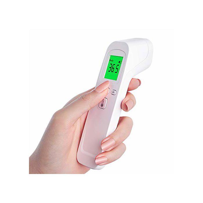 Thermometre medical Frontal Infrarouge médicale Thermometre sans Contact pour personne (Adulte Enfant bébé) et surface d'objet
