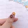 60pcs Mix Colorful Resin Mini Painted Cheese Doughnut Nail Art Flatback Stone Figurines Scrapbook Charm DIY Jewelry Decor Crafts