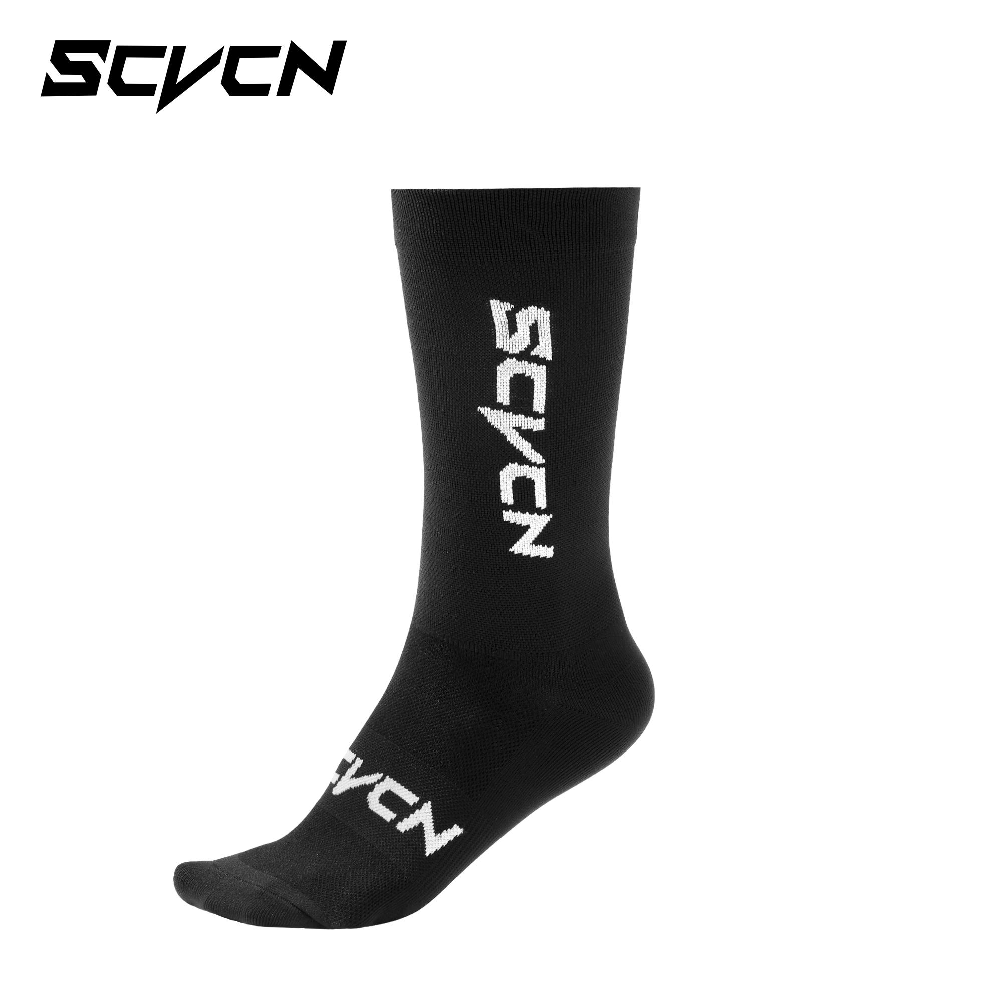 

SCVCN Спортивные носки для велоспорта, противоскользящие, футбольные носки для мужчин и женщин, нескользящие, для баскетбола, велосипеда, тенниса, с захватом, носки для верховой езды, футбол, бег