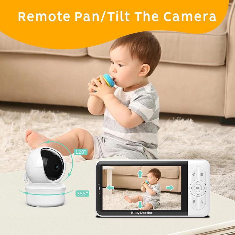 5 HD Wireless Baby Monitor with Tuya App EU Plug