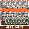 Medeltida Slottssoldat Figurer Byggklossar Militär Armé Riddare Romersk Krigare Infanteri Milis Orcher Tillbehör Klossar Leksaker