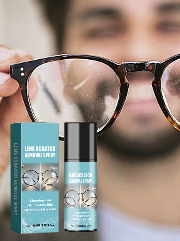 100ml Cam Temizleyici Lens Temizleyici Lens Çizik Giderici Sprey Çok Amaçlı Gözlük Bakım Sıvısı Gözlük Temizleme Solüsyonu