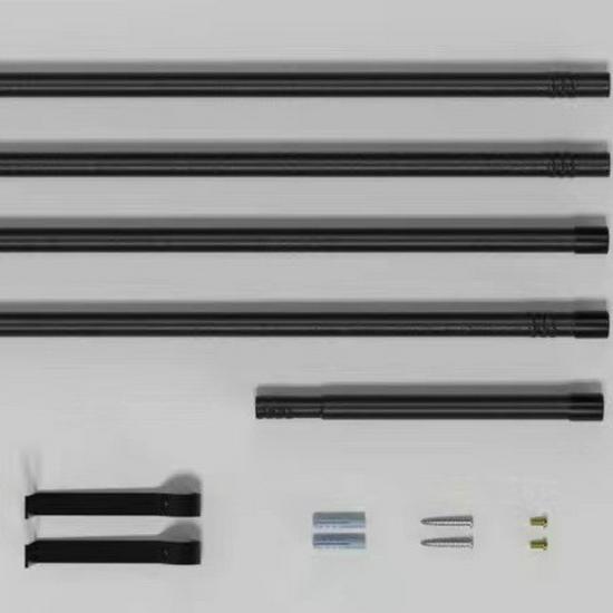 Verstellbarer Universal-Metall-Vorhangstangen-Halter Haken