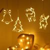 Creative LED Christmas Scene Window Pendant Lights with Suction
