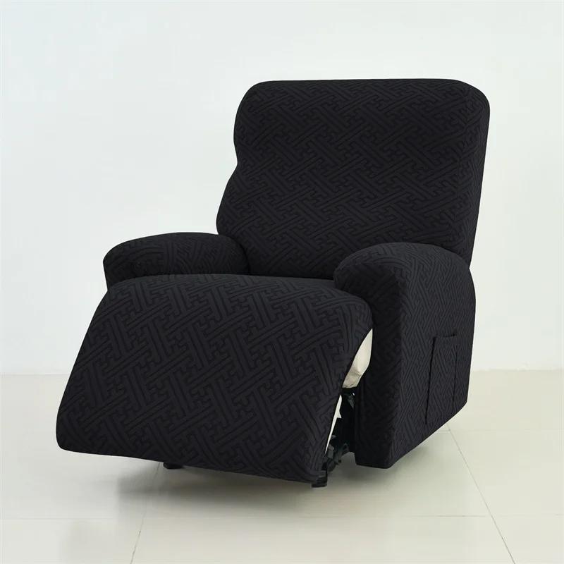 Split Recliner Sofa Covers Stretch Single Seater Reclining Couch Cover Slipcover for Living Room Relax Elastic Armchair Cover
