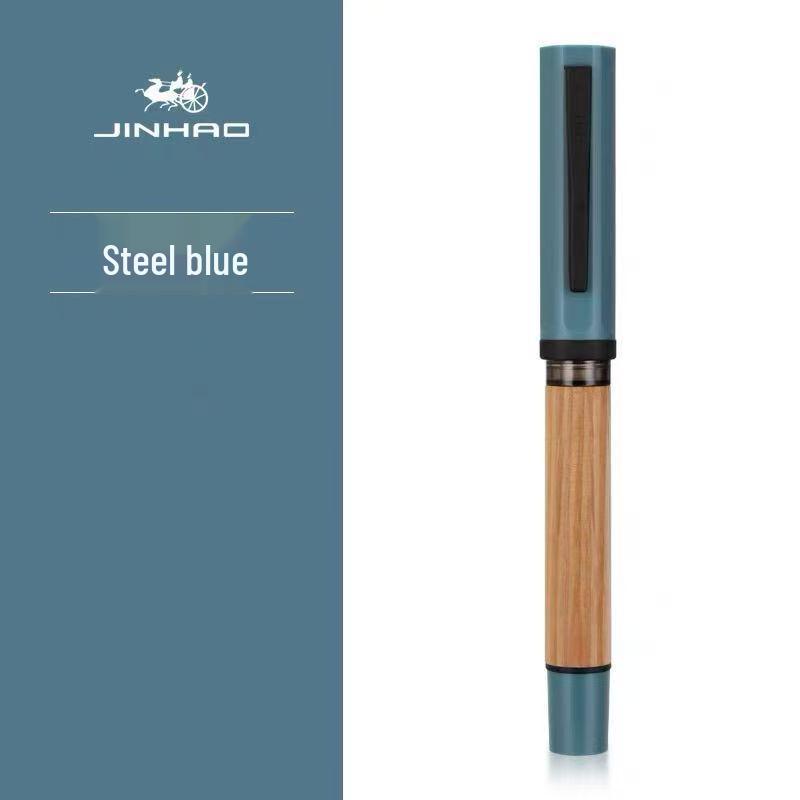 Oak Wooden Handle Fountain Pen - New Model for Third Grade Students: Calligraphy Practice and Correct Posture