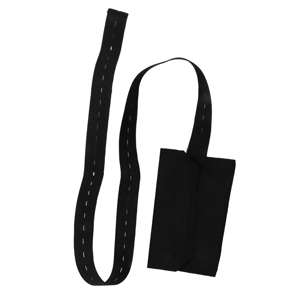 חגורה מתכווננת עם כפתורים לקטטר דיאליזה פריטונאלית הגנה על צינור פריטונאלי של המטופל(שחור )