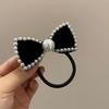 2Pcs Elegant Bow Hair Bands For Women Girls Elastic Hair Ring Scrunchies Party Headdress Versatile Hair Accessories Gifts