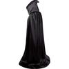 Halloween Cape, Grim Reaper Vampire Cloak, Satin Fabric Costume for Adults and Kids, Fancy Dress, Themed Party and Carnival