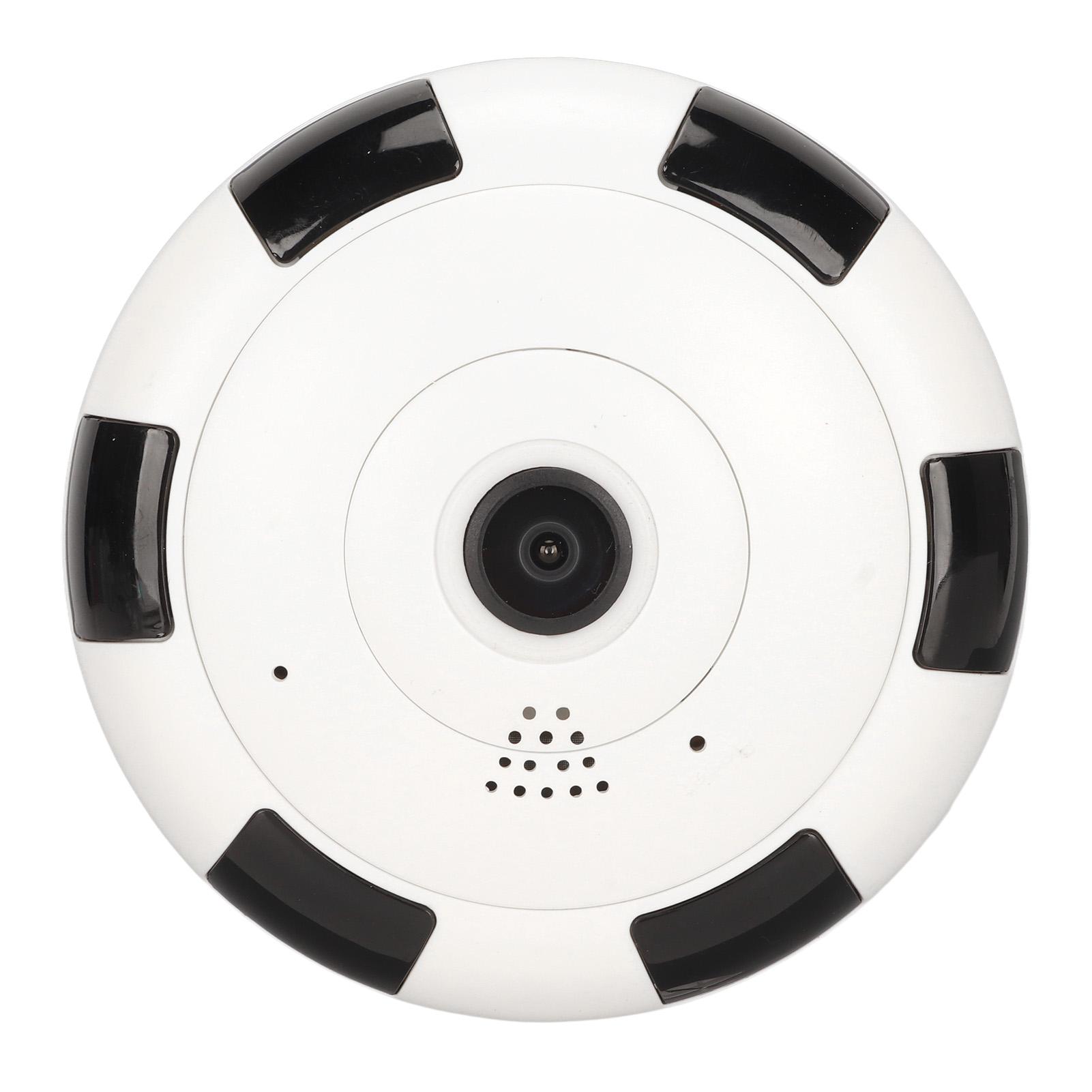 

Fisheye Panoramic Camera AC 110‑240V 3MP Wifi 360 Degree Panoramic Camera Night Vision Motion Detection Two Way Audio
