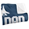 Top Gun Top Dad Silky Supersoft Blanket