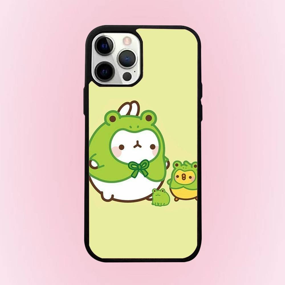 Cute M-Molang-gs Phone Case For iPhone 16e,16,15,14,13,12,11,Plus,Pro,Max,Mini Magsafe Magnetic Wireless Charging