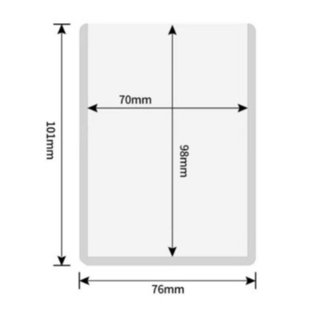 Icore Toploader Carduri de Colecție, Transparente, 25 Bucăți