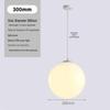 Milky White Round Pendant Lamp for Nail Salons, Cafes, Children's Clothing Stores, and Weddings