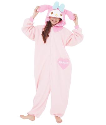 SAZAC Character Fleece Kigurumi Free Size Sanrio My Melody
