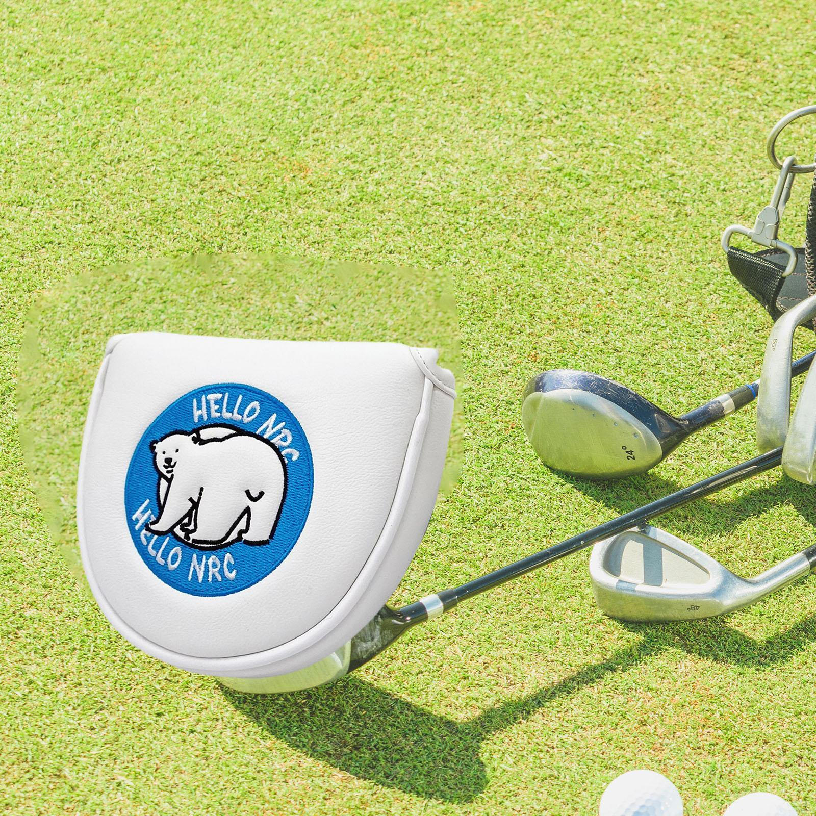 

Golf Putter Cover Accessories, Club Headcover, Protective Protector 12cmx11cm