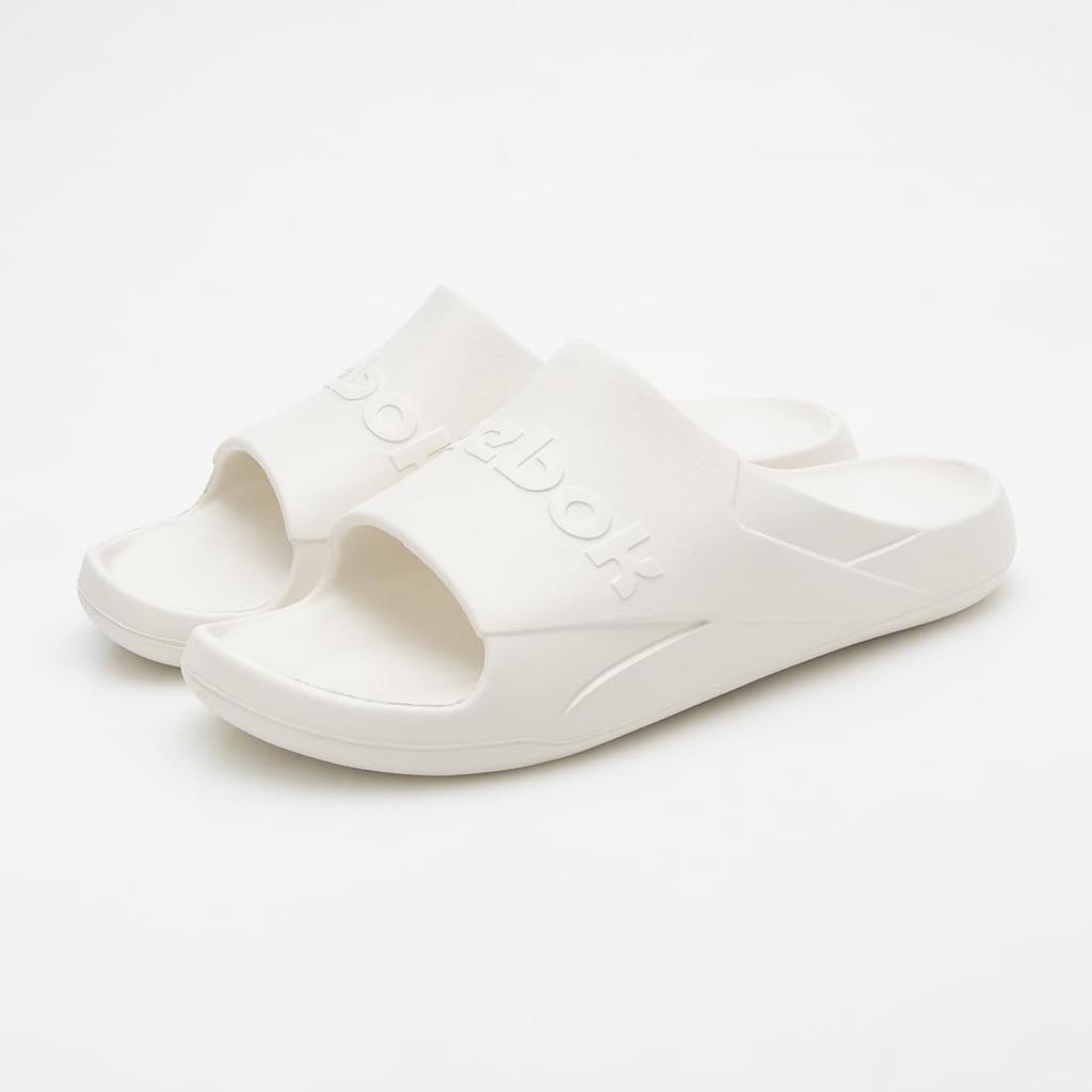 Reebok Clean Slide Cm Slippers, Chalk, 25.0