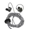 Kabelgebundene Ohrhörer 12mm Dynamischer Treiber 11.6mm PZT Knochenleitung HiFi Kopfhörer mit Abnehmbarem 0.78mm