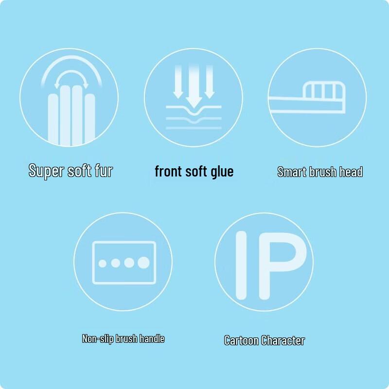 Dr. Tooth Children's Health Toothbrushes - 5 Pack