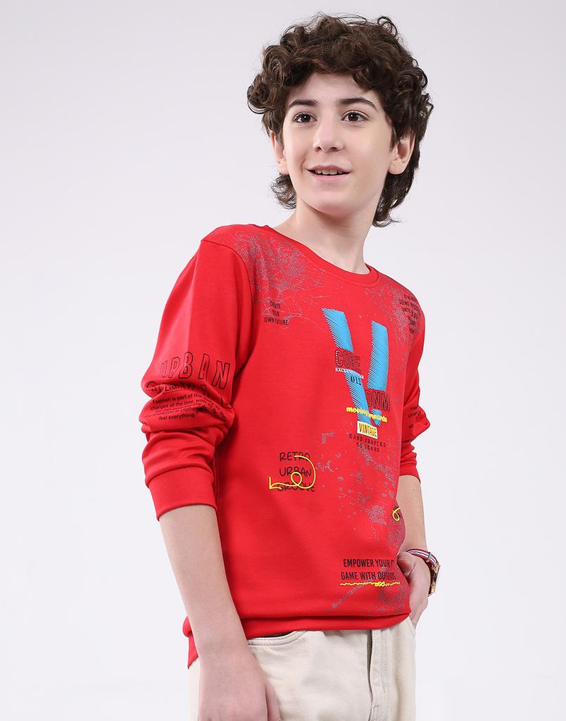 Monte Carlo Boy's Round Neck Full Sleeve T-Shirt