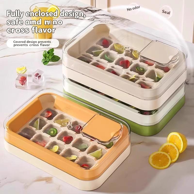 Creative Mini Ice Cube Mold 32 Grid Reusable Square Maker Tray for Cold Drinks Home Party Kitchen Use