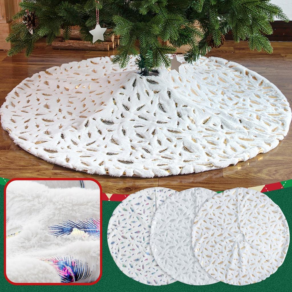 Snowflake Christmas Tree Skirt Decoration Christmas Decoration New Year Party Supplies Christmas Atmosphere Decoration