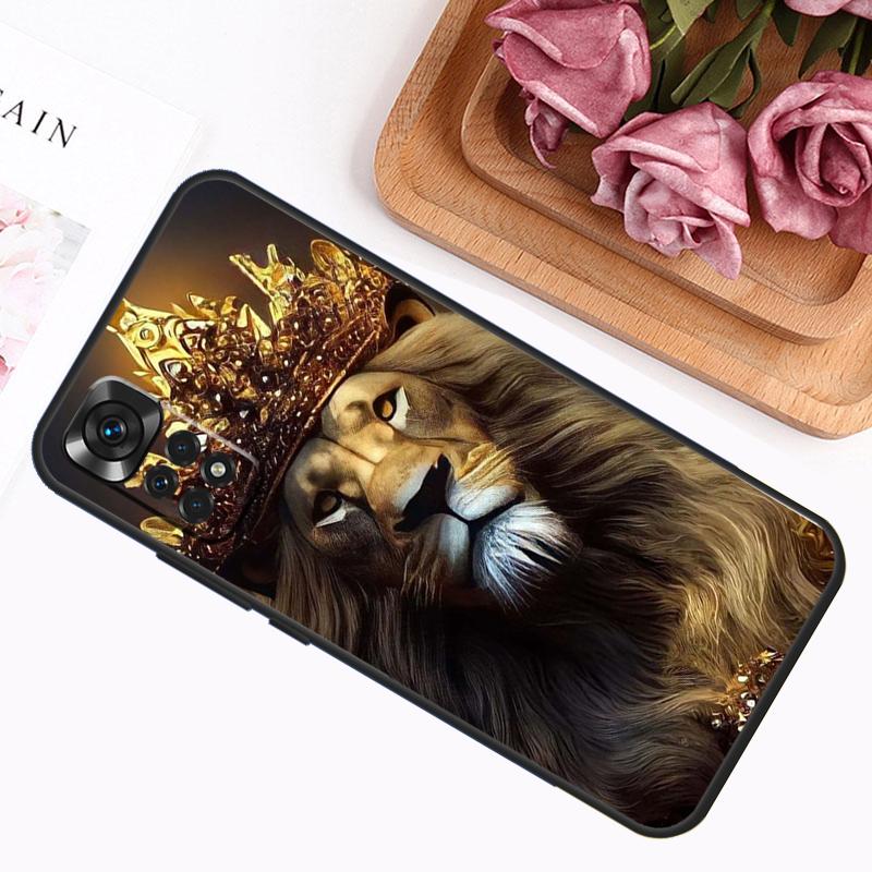 Animal Lion Case For Xiaomi Redmi Note 14 Pro 13 12 11 9 10 9S 10S 11S 12S Redmi 14C 13C 10C 12C Cover