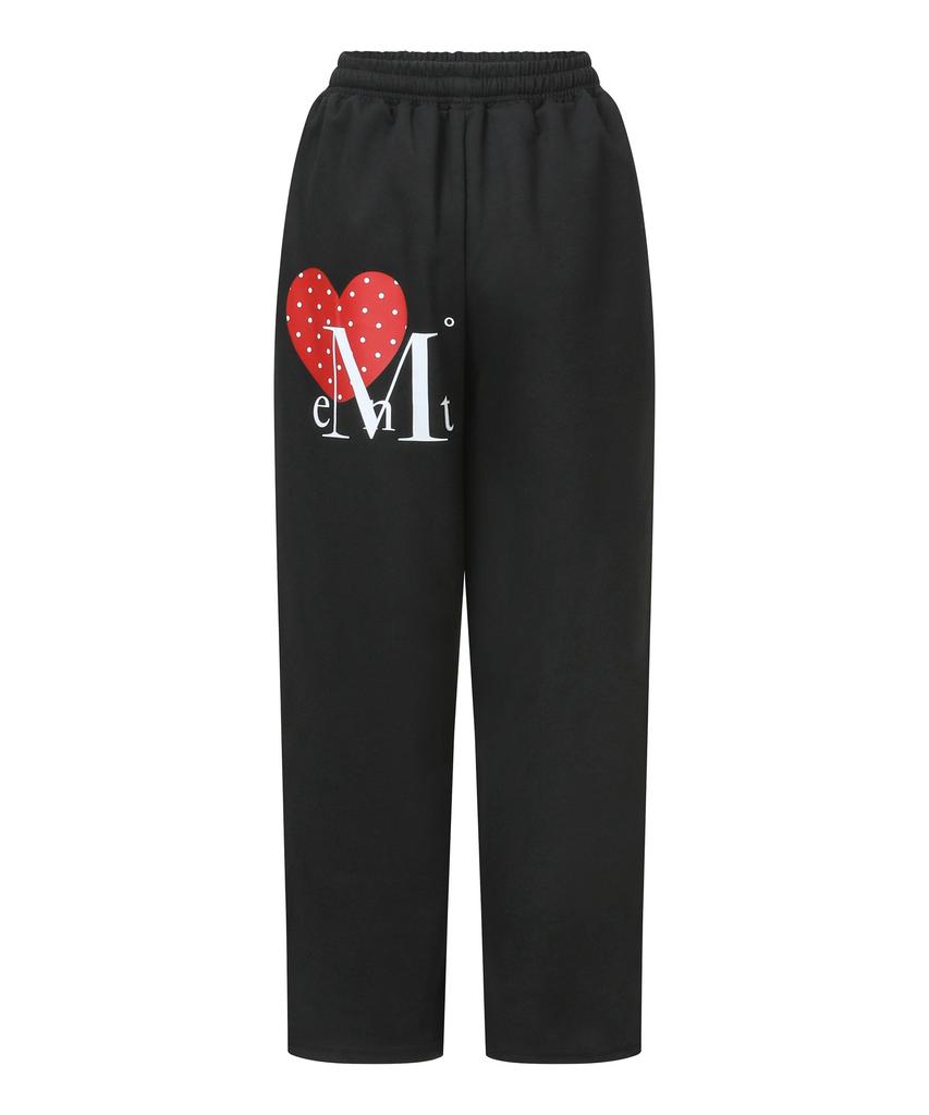 MUCENT Lovelitz Mini Heart Logo Sweatpants Unisex (2 Colors)