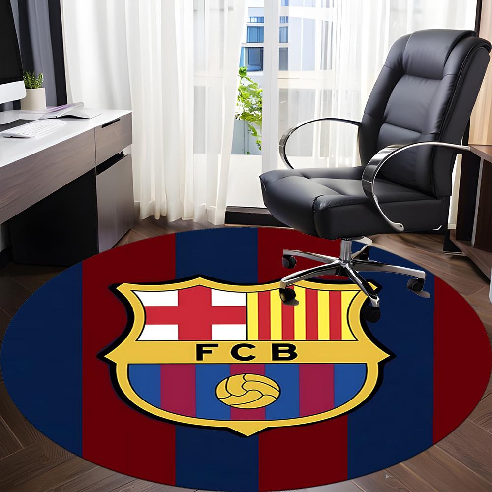 1PC Office Round Rug, Non-slip, Soft and Durable Office Rug for Interior Decoration, Perfect for Office, Beautiful Decoration