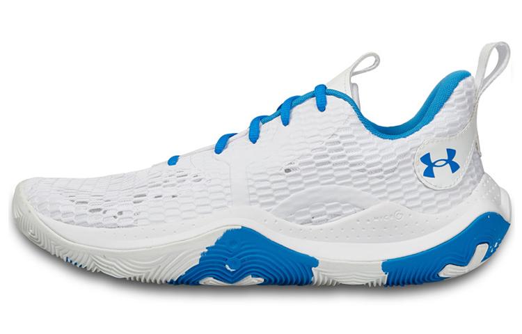 Under Armour Spawn 3 Clrshft White Blue 3024777-100 41