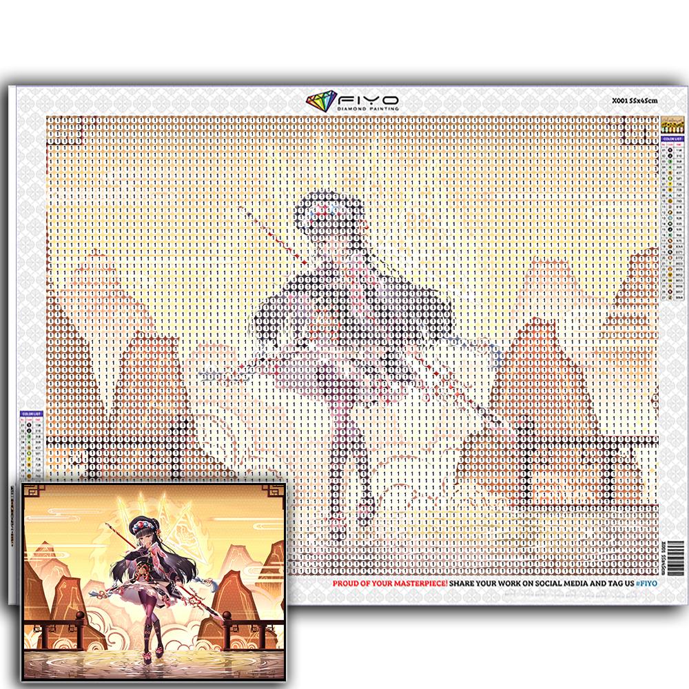 Diamond Painting Genshin YunJin Stitch Diamond Mosaic Craft Diamond Embroidery Painting