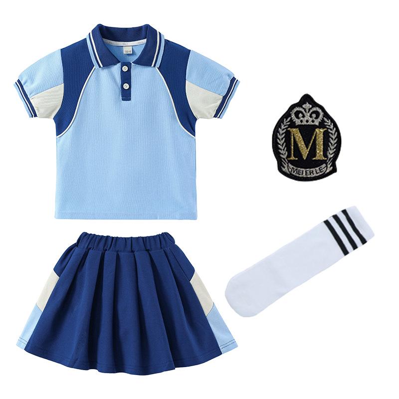 First Grade Primary School Uniform: Spring-Autumn Sports 3-Piece Set for Kindergarten