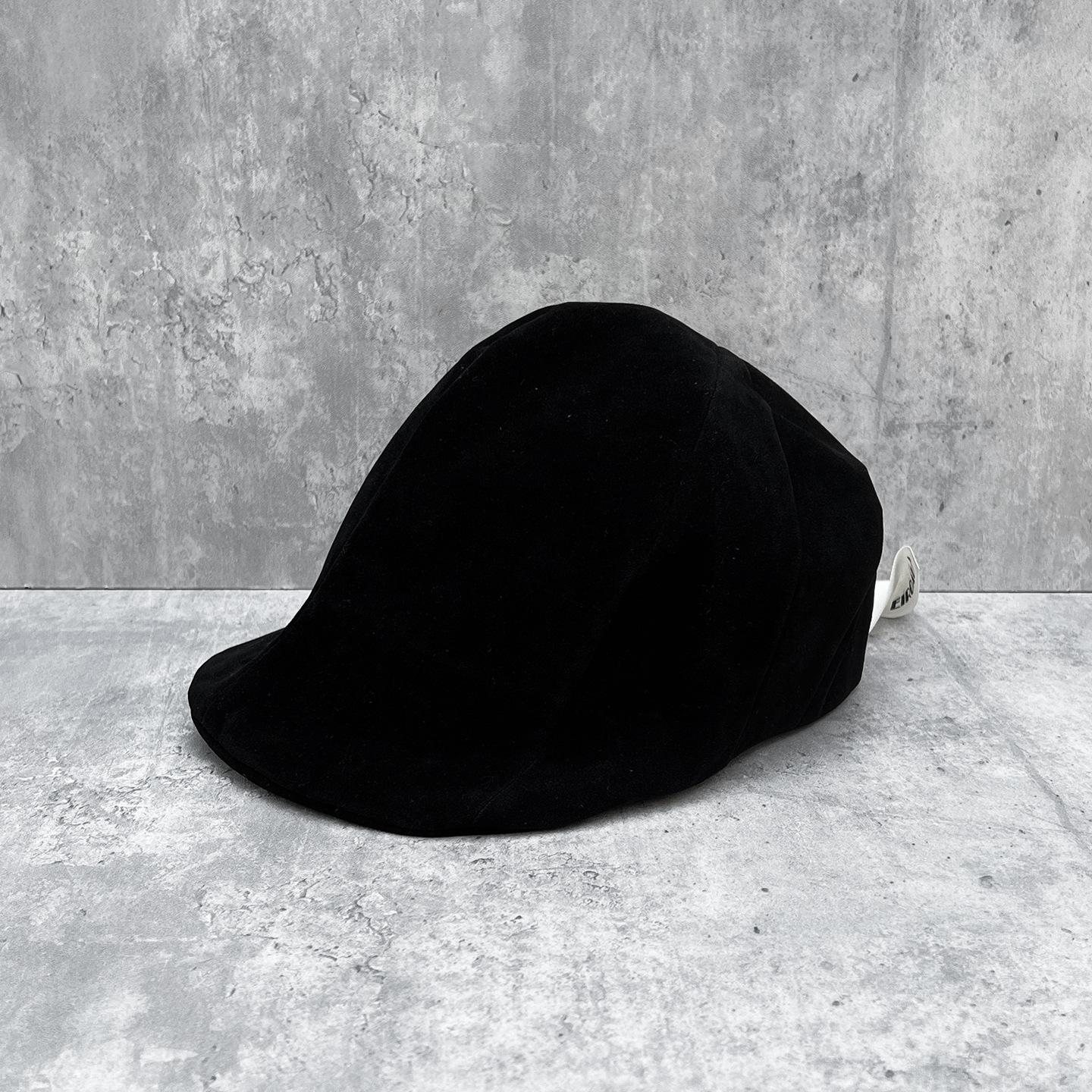 

Retro Old Money Wind Shows Small Fleece Flip C4 Duckbill Hat Big Hat Head Forward Hat Simple Deep Top Beret M（56-58cm）