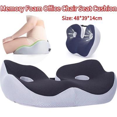 Ergonomic Sit Bone Relief Seat Cushion Non-slip Orthopedic Seat Cushion Car Seat Cushion  Sciatica