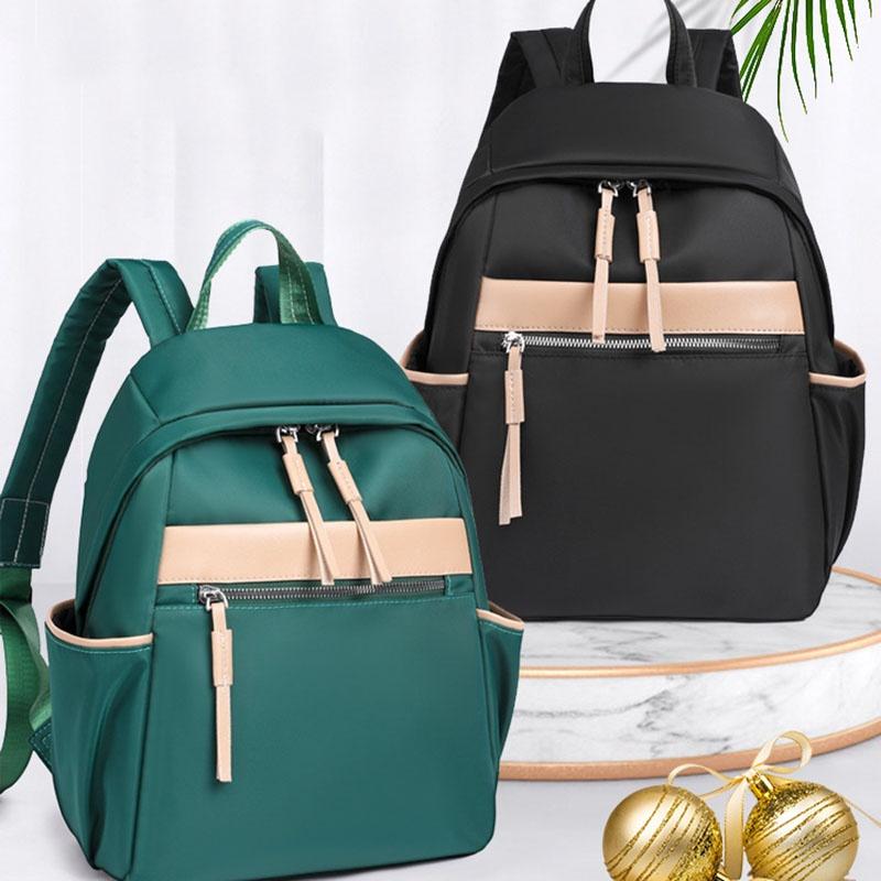 IELGY Women's Oxford Backpack Fashion Contrast Large Capacity Backpack