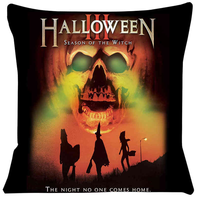 Halloween III Cushion Cover Comfortable Short Plush Pillow Cases Chair Car Sofa Pillow Cover Home Decorative SJ324