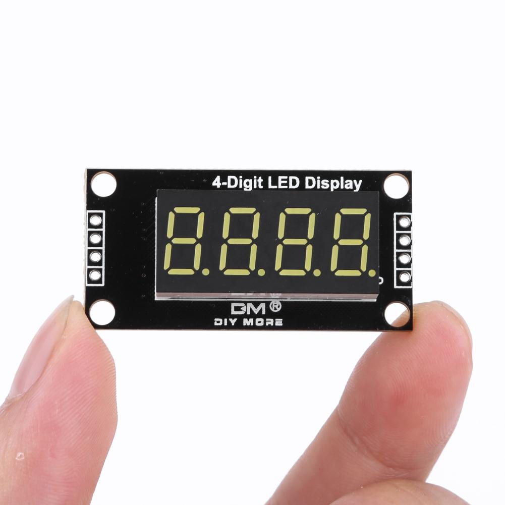 Modul LED displeje TM1637 7segmentový hodinový modul 0,36palcová digitální indikační trubice červená zelená modrá žlutá bílá digitální LED modul