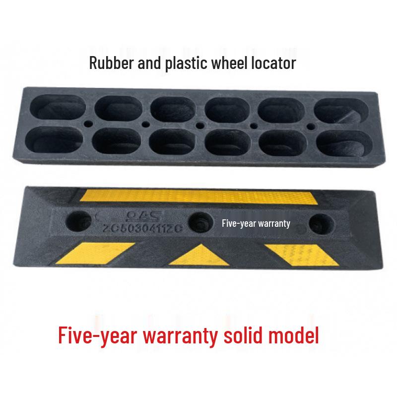 Rubber and Plastic Wheel Chock for Garage