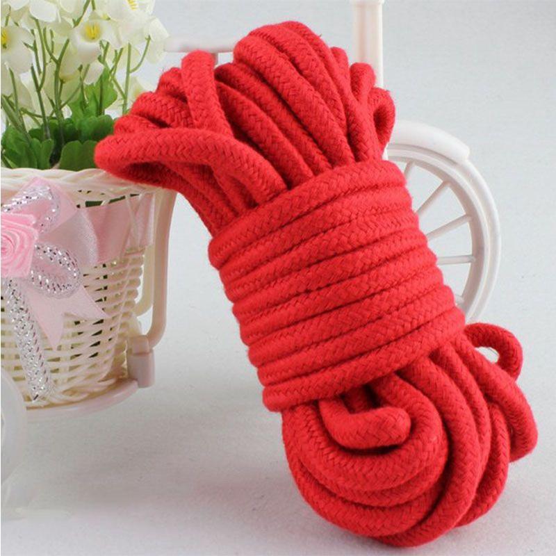 Sex Toy Corda Rossa Bondage Nylon Rope 5 Metri Sexyshop Fetish Bdsm Restraint