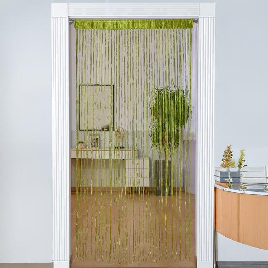 Glitter String Curtain Sparkling Door Fringe Curtain Tinsel Backdrop Privacy Curtain Room Divider Curtain for Doors Closets Windows Walls Party Decor