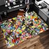The French Open Print Area Rug-Soft,Washable Non-Slip Indoor Mat Office Chairs,Living Room,Home Office Decorative Rug