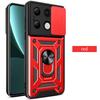 Slide Lens Camera Protection Funda for Redmi Note 13 4G Case for Xiaomi Redmi Note 13 Pro Plus Armor Case Ring Holder Cover