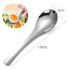 6/1Pcs Stainless Steel Spoon Thicken Soup Spoons for Pot Scoops Colander Home Multipurpose Kitchen Tableware Cooking Tools