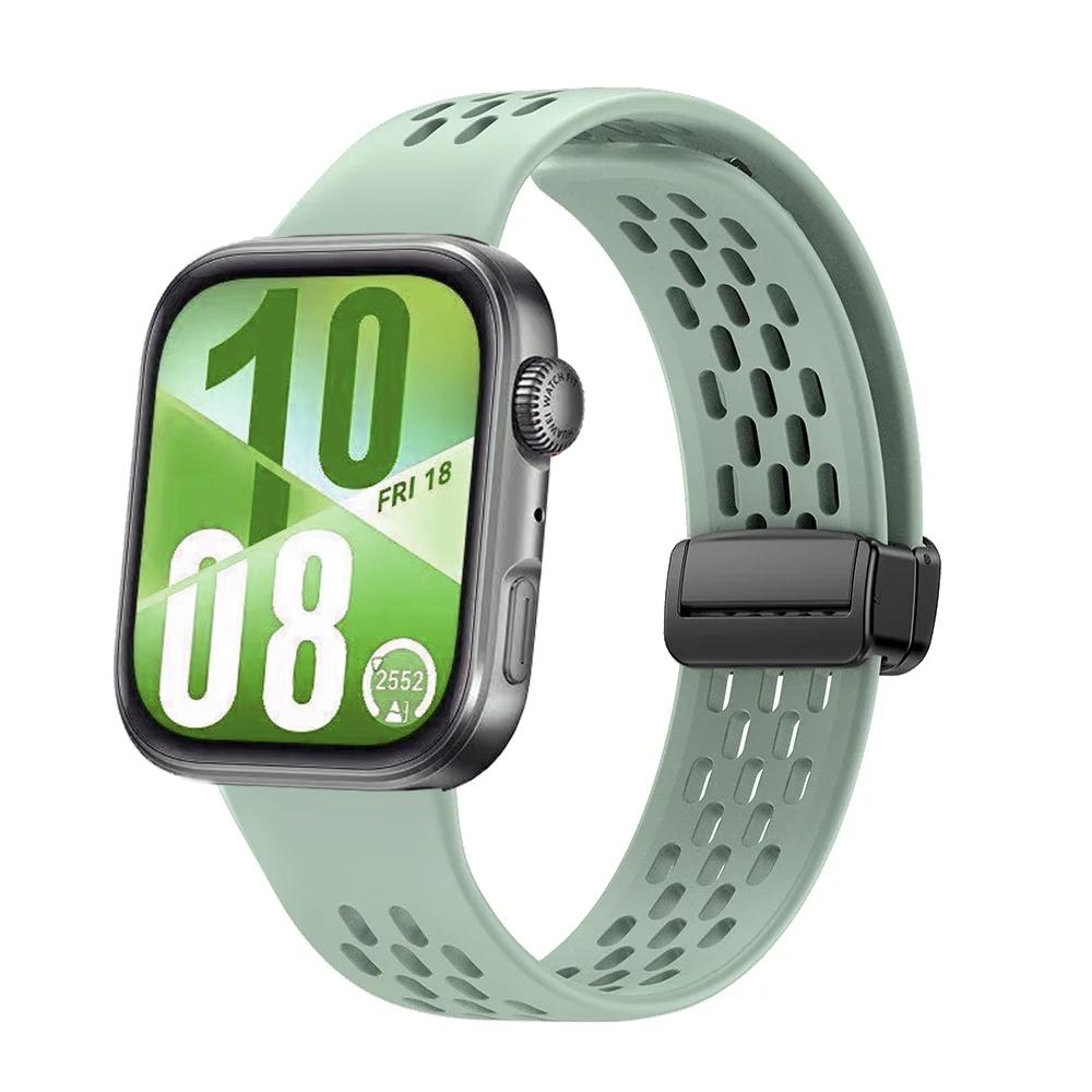Magnetic Silicone Strap for Huawei Watch Fit 4 Fit 3 Sport Bracelet Wristband for Huawei Watch Fit 4 Pro Correa Belt Accessories