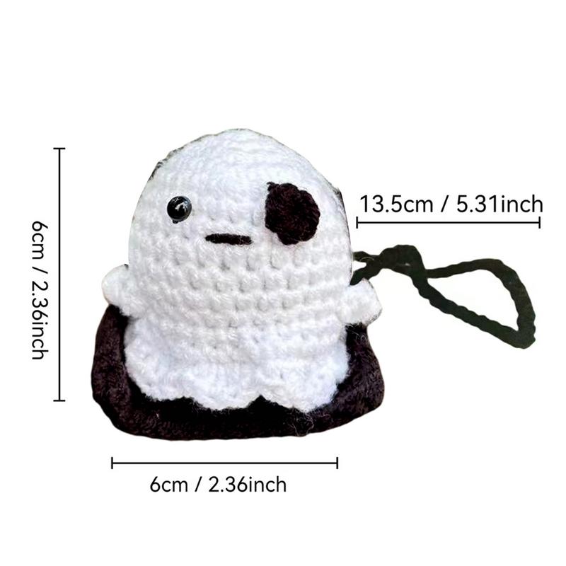 Halloween Car Ornament Swinging Ghost Car Hangings Ornament Car Interior Decoration Rear View Mirrow Hangable Accessories For