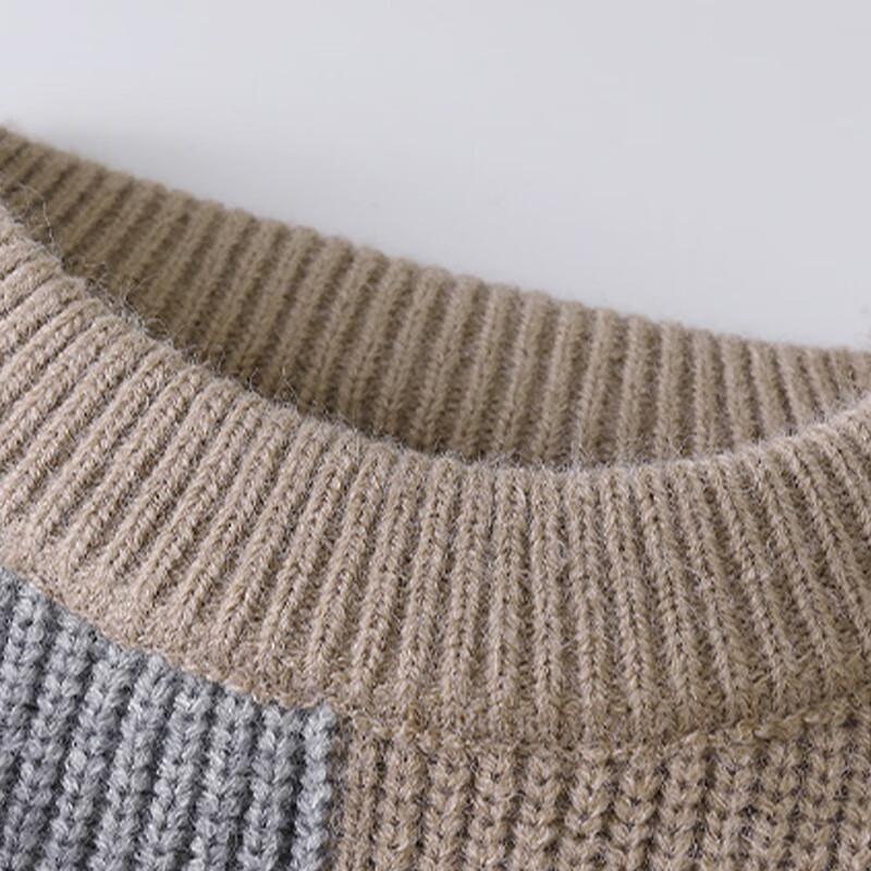 PLAYBOY Men's Crew Neck Knit Pullover Sweater