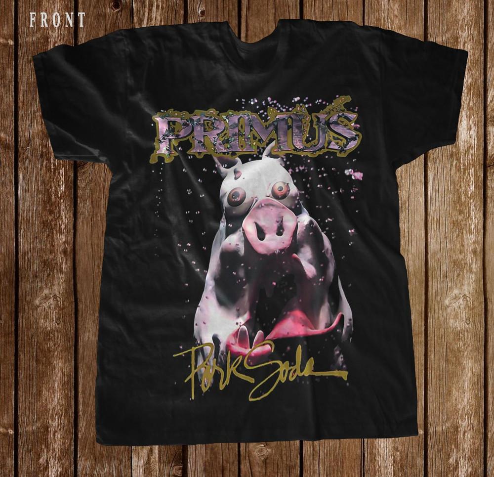 Rare Pork Soda Primus Band Cotton Black S to 5XL Tee Shirt TU521 Unisex T-Shirt S