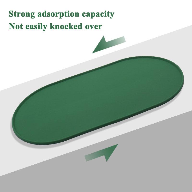 Silikon-Futtermatte für Haustiere, hohe Lippen, Überlaufschutz, antihaftbeschichtet, wasserdicht, Futterunterlage für Hunde und Katzen, Fütterungsunterlage für Kätzchen, Futternapf-Tablett, Matten