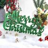Christmas Letter Hanging Decors Silicone Mold With 3D Design For Holiday Baking Crafts Holiday Party Ornamentation