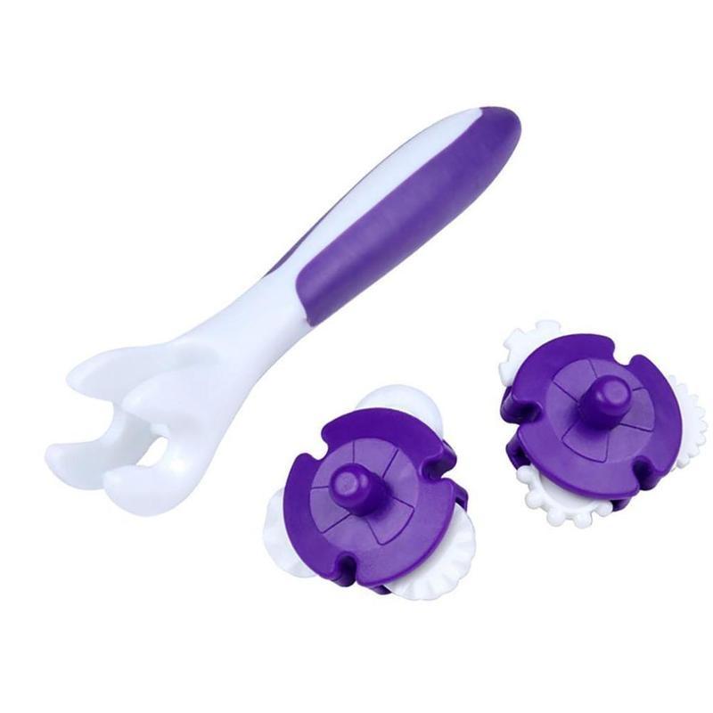 Fondant Strip Ribbon Cutter Sugarcraft Tool Cake Rolling Pin Embosser Roller Set